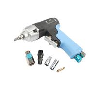 VUIUYOIES Mini clé à Chocs pneumatique : Vitesse de 12 000 TR/Min, Fonction dynamométrique, réversible, Facile à Manipuler, Structure compacte pour Un Travail Efficace. Kit Complet avec Accessoires