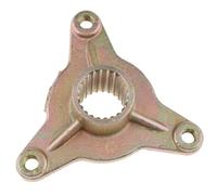 VUIUYOIES Moyeu d'essieu arrière de roue de qualité supérieure, 3 trous, 23 dents, pour quad et buggy 110 cm3. Neuf. Matériau : fer. Deux moyeux (gauche et droit).