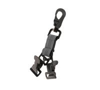 VUIUYOIES Sangle de de Pompier Robuste avec Fixation fiable pour Un accès en Situation d'urgence. Clip Porte- Travail pour secouristes, Gris, Longueur Totale 18 cm