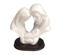 VUIUYOIES Statuette de la Sainte Famille, Figurine décorative de Noël, crèche Finement détaillée, Cadeau décoratif représentant Jésus, Marie et Joseph, Sculpture Religieuse pour la Maison