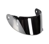 VUIUYOIES Visière de Casque de Moto Coupe-Vent et résistante, et Anti-poussière, en Polycarbonate. , Argent , 17 x 16 x 13 cm