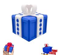 Vulaop Coffret cadeau nerveux imprimé 3D - 20 vis + clé cachée, plusieurs couleurs, cadeau amusant et nerveux, boîte surprise pour anniversaire, Noël et Halloween (C)