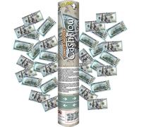 Vulcan Cashflow Confetti Shooter - Set de 3 - Billets en papier multicolores - Distance de tir 5-8 m - Fun Party