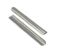 Vulcan Inox VulcanInox | Paire de récoltes miettes en acier inoxydable | Outil professionnel de table pour serveurs | Fabriqué en Italie | Accessoire de nettoyage de table pour restaurants et cuisines