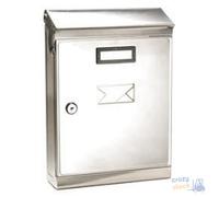 Vulcania srl Cassette Poste en Acier Inoxydable Toit Ouvrant 32x22x7,5 CM