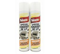 VULCANO - Aérosols Contre les Punaises de Lit et Puces - 2x400ml - Effet Barrière - Insecticide