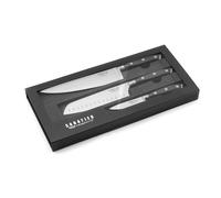 Vulcano - Coffret magnet avec 3 couteaux de cuisine Sabatier Trompette