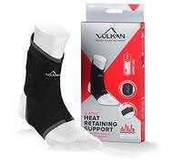Vulkan Chevillère droite classique, petite taille pour chevilles roulées, entorses, foulures, manchon de compression pour athlètes et exercices, stabilisateur pour blessures d'Achille et fasciite plantaire