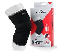 Vulkan Genouillère classique en néoprène, offre une légère compression, ajustement confortable, offre des bienfaits thérapeutiques, noir, taille L, 5 mm