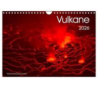 Vulkane 2026 (Wandkalender 2026 DIN A4 quer), CALVENDO Monatskalender: Vulkane der Welt, Monatskalender, 14 Seiten