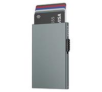 VULKIT Carte Portefeuille pour Hommes Titulaire de la Carte de Crédit RFID Blocage Pop Up Porte-Carte Femmes Minimaliste Portefeuille Mince RFID Portefeuille