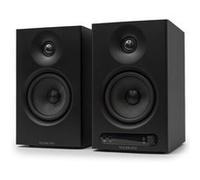 VULKKANO PRO4 : Enceintes actives 2.0 de 80W avec égaliseur réglable pour la musique. BLACK