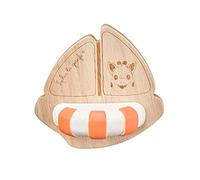Sophie la Girafe – Jeu d'éveil Bateau Caoutchouc et bois – Multicolore