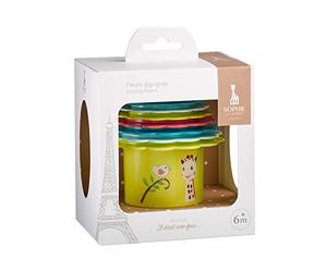 Vulli - Il était une fois - Sophie la Girafe - Jouet d'éveil Fleurs Gigognes