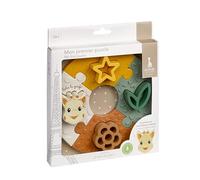 Vulli - Sophie La Girafe - Mon Premier Puzzle Bébé 10 Mois+ avec 4 Pièces en Caoutchouc Naturel - Jouet D'Éveil Sensoriel Et De Dentition - Développe Motricité Et Coordination - Idée Cadeau Naissance
