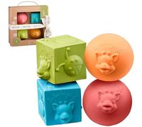 Lot de 2 balles et 2 cubes So'Pure