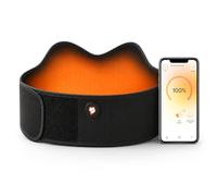 Vulpés HeatBelt Pro 10 - Ceinture Chauffante Lombaire | Chaleur Profonde Infrarouge pour le dos, les reins & le bassin | Matériau en bambou doux pour la peau | Batterie 10 000 mAh