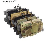 VULPO - porte-plaque de gilet tactique MOLLE, adaptation de panneau d'administration, pochette d'extension de poitrine, sous-sac, pochette de carte utilitaire, gilet Airsoft de chasse MC