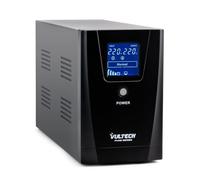 Vultech 1000 VA Pure Alimentation sans Interruption Line Interactive avec Onde sinusoïdale Pure et écran LCD