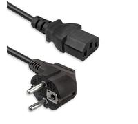 Vultech ALIM15 câble électrique Noir 1,5 m Prise d'alimentation type F IEC C13