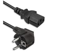 Vultech ALIM15 câble électrique Noir 1,5 m Prise d'alimentation type F IEC C13