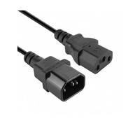 Vultech ALIM15-IN câble électrique Noir 1,5 m Coupleur C14 Coupleur C13