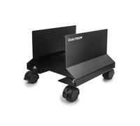 Vultech Chariot porte-PC CP-01 Aluminium, 4 roues, Noir