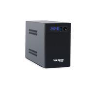 Vultech Onduleur UPS1000VA-LFP 1 kVA (530 W) – Interactivité de ligne, 2 sorties CA, Li‑ion