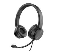 Vultech HS-03 Casque Audio avec Microphone Réglable pour PC, Contrôleur de Volume et Muet pour Bureau, Ordinateur, Portable, Équipe, Skype