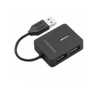 Vultech HU-04USB2 hub & concentrateur USB 2.0 480 Mbit/s Noir