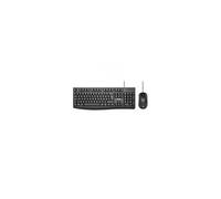 Vultech KM-821 clavier Souris incluse USB QWERTY Italien Noir