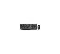 Vultech KM-821W clavier Souris incluse RF sans fil QWERTY Italien Noir