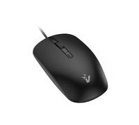 VulTech MOU-10 Souris avec Fil USB Silencieux, commutateur DPI réglable 1000-2000, 4 Boutons + molette Scroll, Ergonomique, Ultra-léger, Plug and Play pour Windows, Mac OS X et Linux
