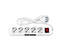 Vultech MU-01 Multiprise by-pass 5 places avec bouton On/Off [MU-01]