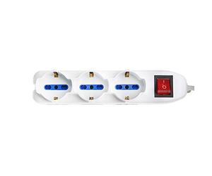 VulTech MU-06 Multiprise, blanc, MU-02