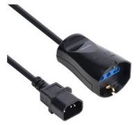 Vultech MU-UPS02 câble électrique Noir 0,125 m IEC C14 Schuko G