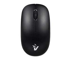VulTech MW-07 Souris sans Fil Optique 1600 DPI sans Fil, 2,4 GHz avec 3 Touches + molette de défilement ambidextre, pour Ordinateur Portable/Ordinateur Portable/MacBook, Noir