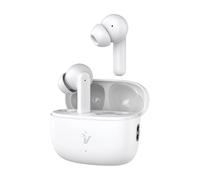 VulTech Pop EP-40WH Écouteurs Intra-Auriculaires sans Fil Bluetooth 5.3, USB-C, ANC Annulation Active du Bruit, Commandes tactiles IPX5, Microphone pour Smartphone Samsung, iPhone, Xiaomi, Huawei