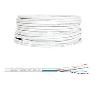 VulTech - SC13102-100 - Bobine de câble LAN, 5E FTP - Blanc