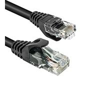 Vultech TAAU020-UTP-BK câble de réseau 2 m Cat6 U/UTP (UTP) Noir - Câbles de réseau (2 m, Cat6, U/UTP (UTP), RJ-45, RJ-45, Noir)