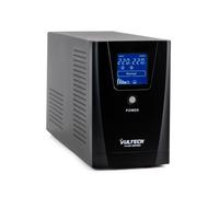 Vultech Pure Line Interactive - Alimentation sans Interruption UPS 1500 VA avec Onde sinusoïdale Pure et écran LCD
