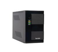 VulTech UPS650VA-LFP-NAS Desktop UPS NAS Alimentation sans Interruption pour Synology/QNAP/Disque Dur Réseau 650VA 350W Lithium, Line Interactive, 2x Schuko + Port USB, Automatique