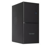 VulTech VCO-A1659P-N Boîtier PC ATX en Acier SPCC avec Bloc d'alimentation ATX 500 W Inclus, USB 3.0, 2 USB 2.0, Support GPU 270 mm, Noir