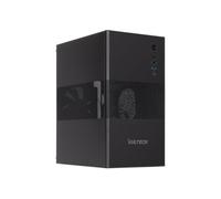 VulTech VCO-M1759-N Boîtier PC Micro-ATX en Acier SPCC, USB-C, USB 3.0 et USB 2.0, Ventilateur 120 mm Inclus, Support GPU 270 mm, sans Alimentation, Noir