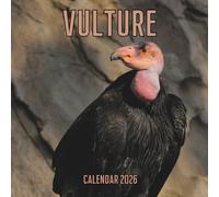 Vulture Calendar 2026: 14-Month Organizer from Nov 2025 to Dec 2026 | Perfect for Home, Office, School & Family Scheduling, For Men , Women , Girls , Boys
