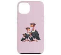 Vulture Family Sunglasses Graphic Cool Bird Lover Vultures Coque pour iPhone 13