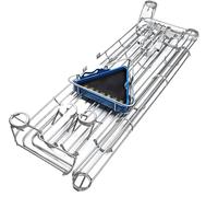 VUMBMYFCM Rails de Retour automatiques de Boules de Table de Billard | Rail coulissant en acier robuste, avec triangle, installation externe, convient aux tables de billard de 9 pieds