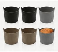 Vunanvu Lot De 10 Moules En Silicone Pour Air Fryer Ramequins Réutilisables Pour Muffins, Cakes Et Œufs Compatibles Four, Micro-Ondes Et Cookeo Moule Air Fryer Antiadhésif 6.6x6.4cm
