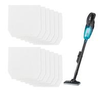 Vunanvu Lot De 12 Sacs D'aspirateur Compatibles Avec Makita Cl100, Cl106, Cl180, Cl183, Dcl180, Filtre D'aspirateur Sans Fil Robuste Filtre De Rechange Accessoire #443060-3