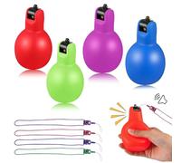 Vunanvu Lot de 4 sifflets à main pour cours de sport professionnels - Sifflet d'arbitre robuste - Sifflet de sport robuste - Pour les cours de sport, les arbitres, les entraîneurs de football, les